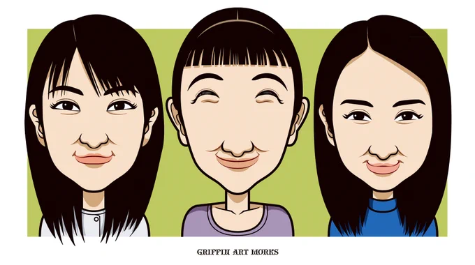 象印三姉妹。このCM好きなんですよ、サクラさんのファンなので。#三姉妹の日 #似顔絵 #イラスト #portrait #illustration 