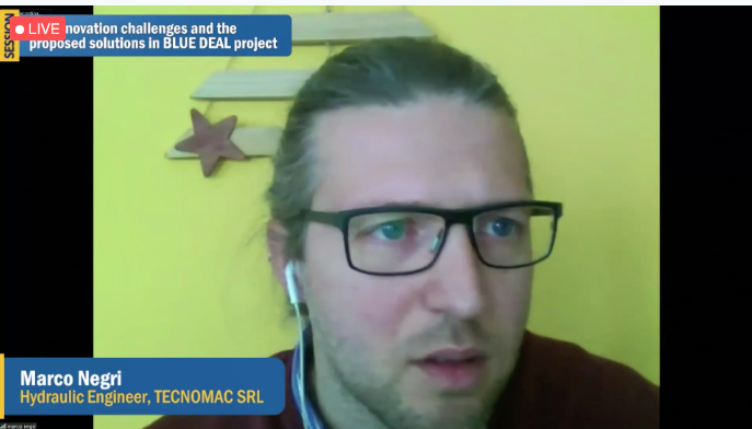 bluedeal_med's tweet photo. #HappeningNow #BDCapLab
🗣️Marco Negri from #TECNOMAC introduce their EDS device for harnessing wave energy in the nearshore zone that can solve 5 challenges!
#bluegrowthcommunity https://t.co/LagEowR2ZO