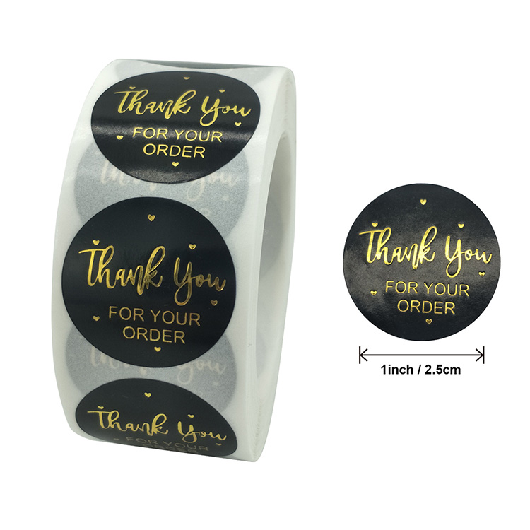 1 inch width gold stamping adhesive lable roll