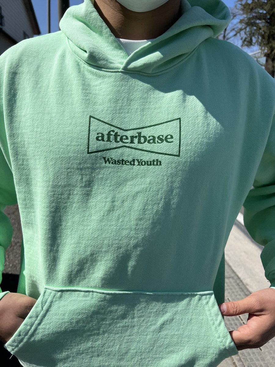 【S】AFTERBASE X WASTED YOUTH HOODIE BLUE