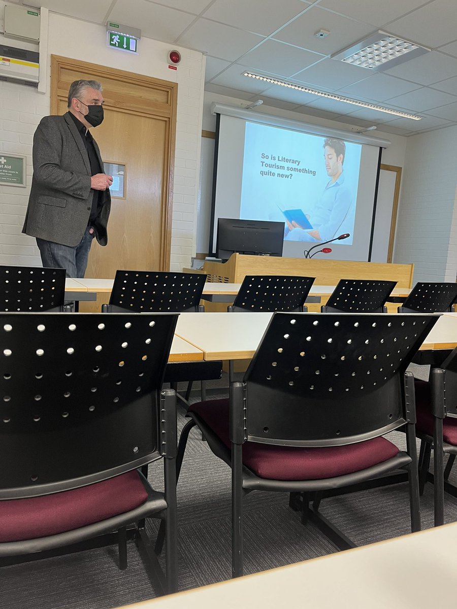 Rebeccaxlynn16's tweet photo. Ending week 6 learning about Literary tourism with @PeterBolan @UlsterUni #ITTM #tourism https://t.co/lO9vHN2KXK