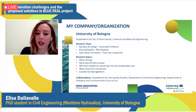 bluedeal_med's tweet photo. #HappeningNow #BDCapLab
🗣️Elisa Dallavalle from University of Bologna present us a versatile and innovative wave energy converter that can solve the challenge of Giglio island, Samos island, Marina di Pescara and San Felice Circeo
#bluegrowthcommunity https://t.co/Lquy8KDHVf