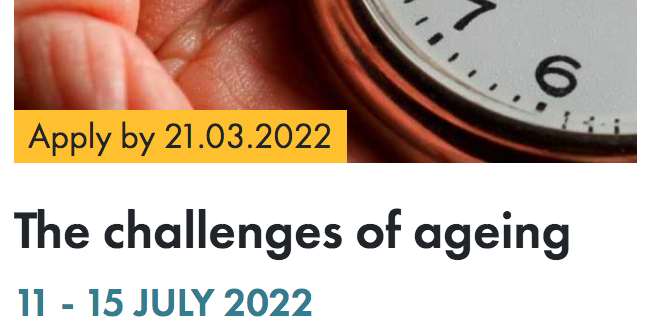 Are you a PhD student at <a href="/civis_eu/">CIVIS - Europe's Civic University Alliance</a>? Join our Summer School "The Challenges of Ageing" to get an interdisciplinary view of this process from molecular/cell biology and functional decline to societal/ethical challenges and tools for healthier #ageing
👉bit.ly/3sFf6PU