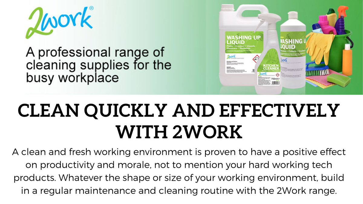 adlerbs's tweet image. Workstations can be a minefield of dust and debris! Clean quickly and effectively with 2Work.

adlerbs.co.uk/searchbrand?qu…

#2Work #cleaningsupplies #cleaning #maintenance