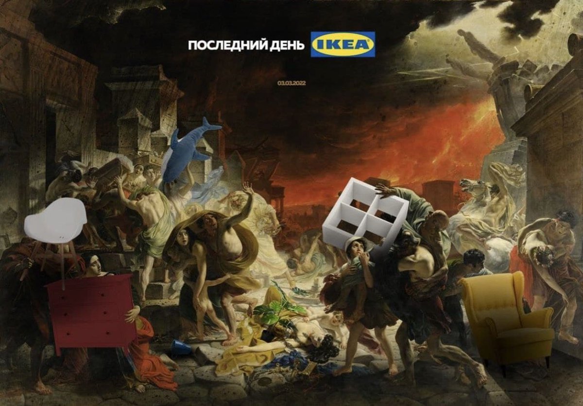 RussianMemesLtd's tweet photo. The Last Day of IKEA https://t.co/OuiK1sH1hY