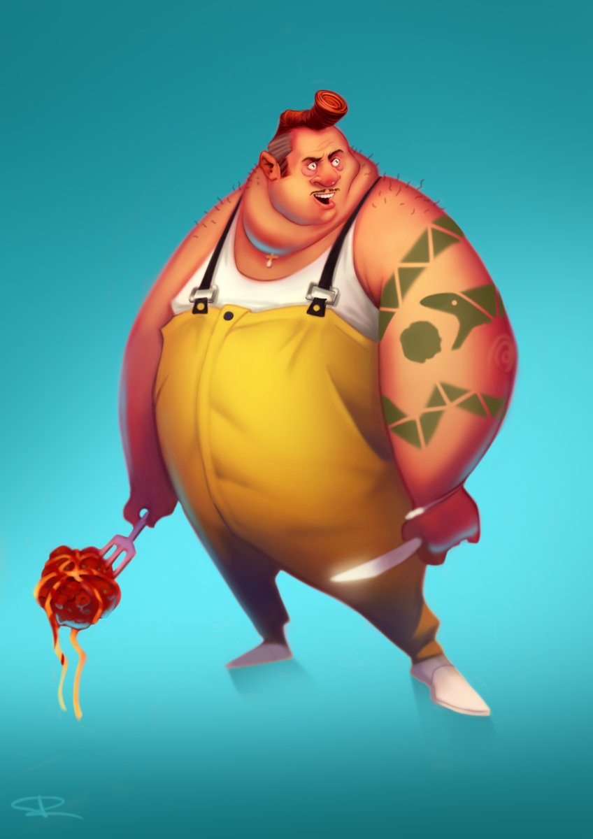 ThijsR88's tweet photo. Meatball!

#characterdesign #character #characterartist #meatball #funny #digitalpainting #artwork #artistontwitter #animatie #animation #drawing #digitalart #thijsrozema #painting https://t.co/H1SdhSYXsi