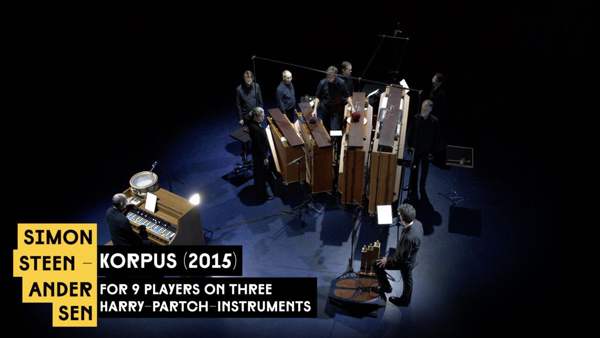 Ensemble Musikfabrik (@musikfabrik) on Twitter photo Online now! We present our latest video release featuring Simon Steen-Andersen's composition "Korpus" for 9 players on three Harry-Partch-instruments.
► Video: youtu.be/IHDdIQR-hrM
► Blog with a text by Raoul Mörchen: musikfabrik.eu/en/blog/korpus/
<a href="/s_steenandersen/">Simon Steen-Andersen</a> Online now! We present our latest video release featuring Simon Steen-Andersen's composition "Korpus" for 9 players on three Harry-Partch-instruments.
► Video: youtu.be/IHDdIQR-hrM
► Blog with a text by Raoul Mörchen: musikfabrik.eu/en/blog/korpus/
<a href="/s_steenandersen/">Simon Steen-Andersen</a>