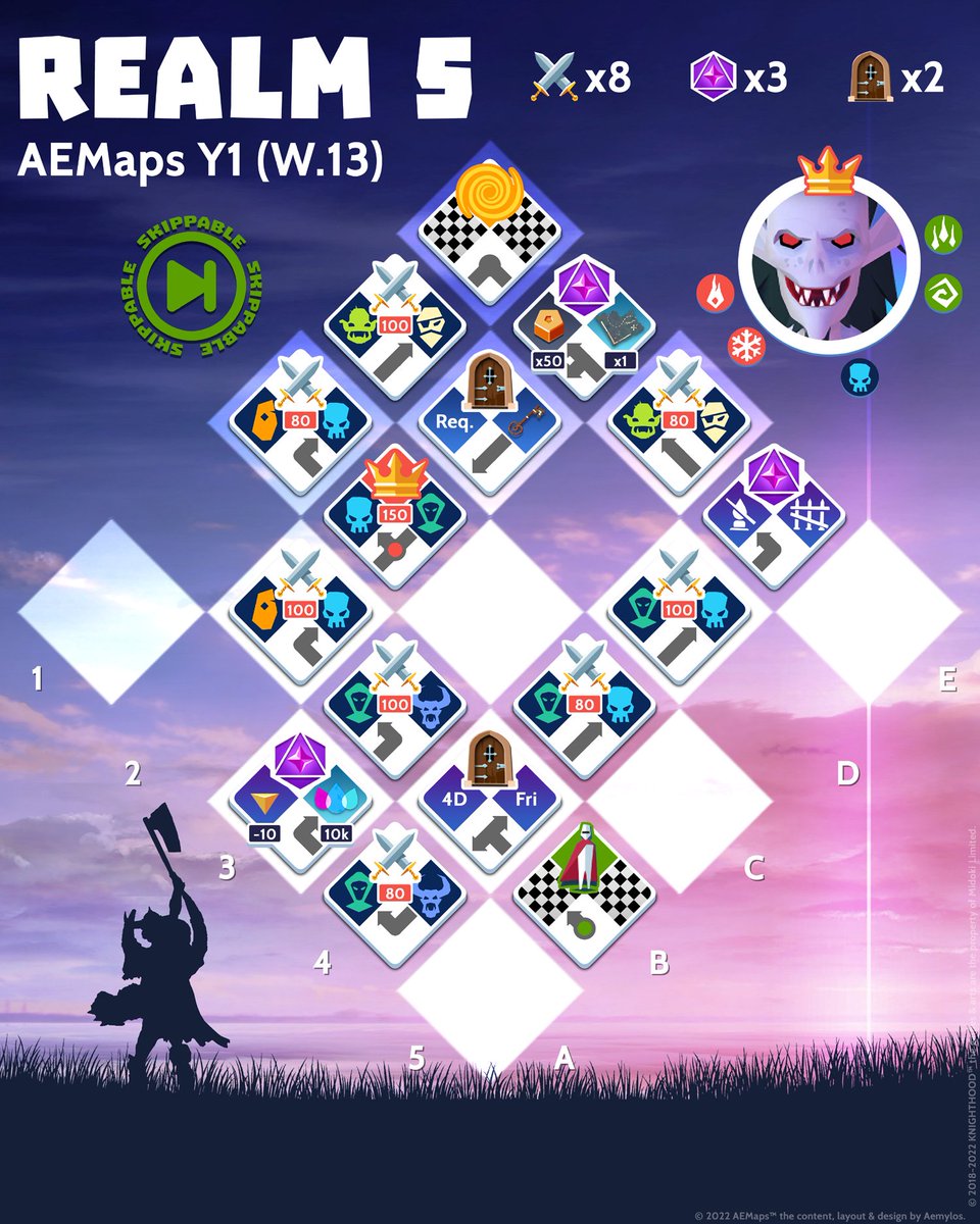 aemylos's tweet photo. AEMaps Y1 - the last batch of week 13.
See you all next monday, have a nice weekend and good luck!  🙇🏻‍♂️🍀

#knighthoodgame #theriftmaps https://t.co/4IHUCg19vi