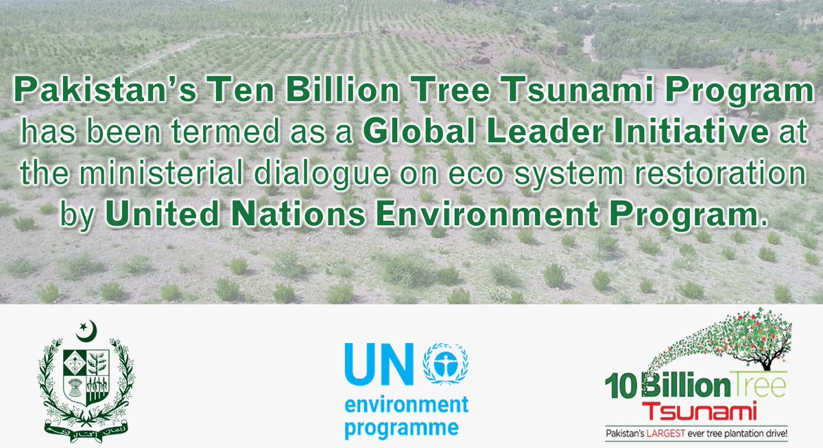 Plant4Pak's tweet image. #TenBillionTreeTsunamiProgram is getting international appreciation. #Plant4Pak
@ImranKhanPTI  @aminattock @zartajgulwazir @UN @UNEP @PakPMO @GovtofPakistan @ClimateChangePK