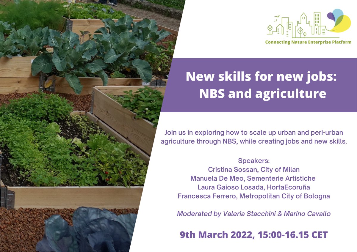 Veg Gap (@veggapbo) on Twitter photo 🌳"New skills for new jobs: NBS and agriculture" is the title of the workshop, organized by the Metropolitan City of Bologna on Wednesday, March 9, at 3 p.m., via Zoom. Discover the speakers and the registration link: bit.ly/3py2LLp <a href="/cittametrobo/">CittàmetroBologna</a> #green #Bologna 🌳"New skills for new jobs: NBS and agriculture" is the title of the workshop, organized by the Metropolitan City of Bologna on Wednesday, March 9, at 3 p.m., via Zoom. Discover the speakers and the registration link: bit.ly/3py2LLp <a href="/cittametrobo/">CittàmetroBologna</a> #green #Bologna