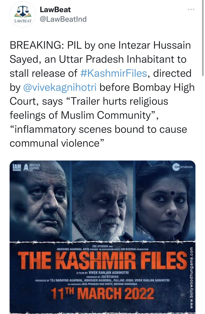 vivekagnihotri's tweet image. Srinagar Times -  11th Dec. 1990

Do you even know that Hindus in Kashmir had to seek permission to perform last rites of the dead.

32 yrs later, they want to ban the truth of #TheKashmirFiles