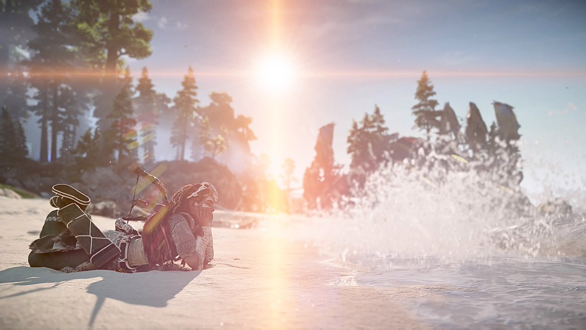SnapperGame's tweet photo. This is how we do it in California!  Relaxing at the beach! #TGIF 

#HorizonForbiddenWest #TCCbreak 
#WVPPortrait #VirtualPhotography #VPEclipse #VPGUnite #PSshare #ThePhotoMode #WorldofVP #VPgamers #thecapturedcollective https://t.co/A0rkDNIwMu