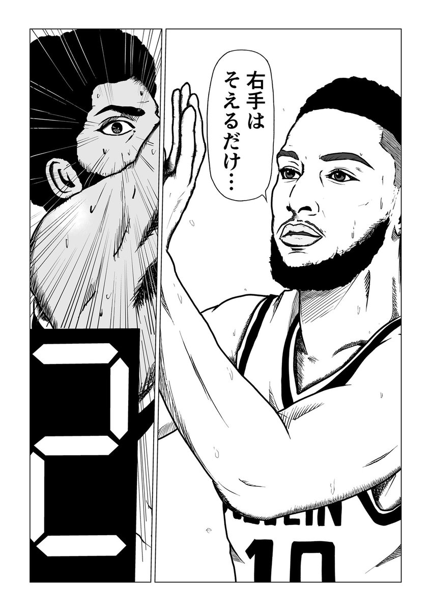 kakaluck's tweet photo. ファイナル予想マンガ第二段🔥
こんな鬼アツ展開にならないかな笑🏀
#NBA #漫画　#ファイナル　#ネッツ　#ウォリアーズ https://t.co/yRo0wfKjek
