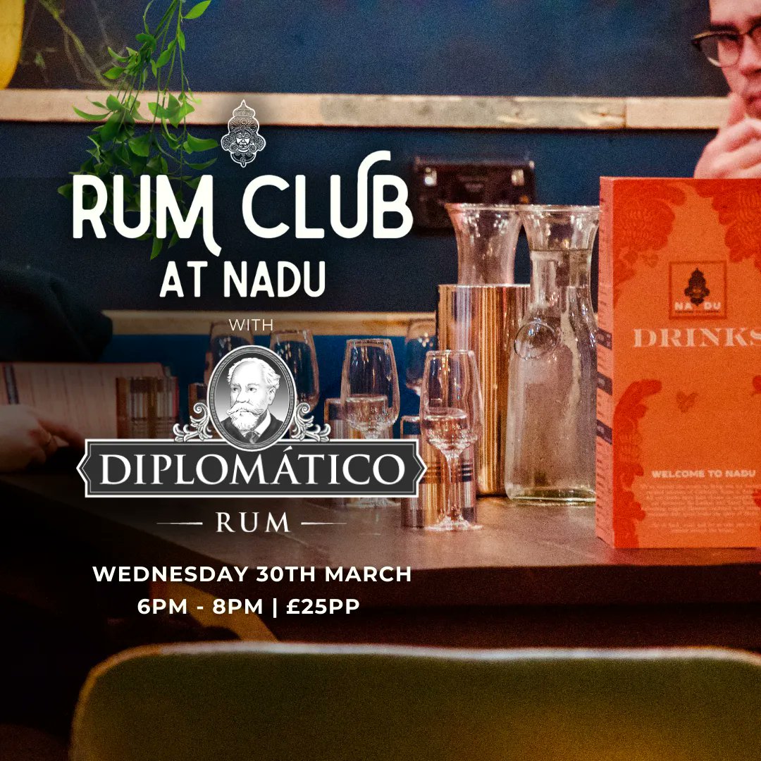 IT'S TIME FOR ANOTHER RUM CLUB 🍹⁣
⁣
On Wednesday 30th March the legends from @diplomaticorumuk are heading up our next Rum Club this month - and Rum lovers your gonna want to jump on this one! 🙌⁣⁣
⁣⁣
Book now at buff.ly/3pyaklC