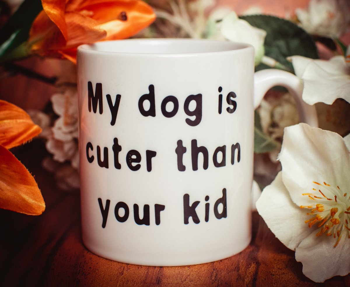Love dogs?? Hate other people’s children?? I think we have the mug for you!…and sweatshirt… and tote bag… and enamel pin…

Shop the mug here: thehappypawscompany.uk/product/cuter-…

#doglovers #DogsofTwittter #twitterdogcommunity #mugs #hotdrinks #dogmumstuff