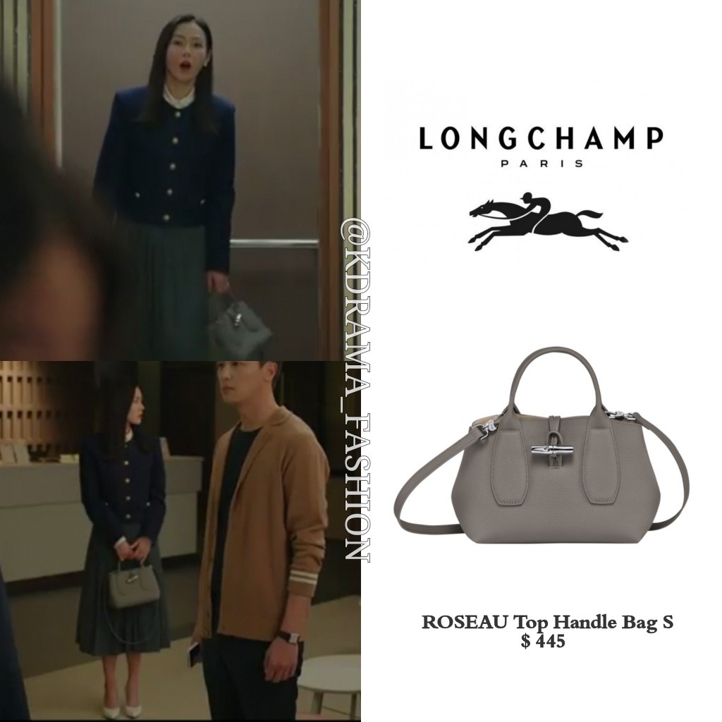 Kdrama_Fashion on X: Son Ye-Jin carried LONGCHAMP Roseau Top Handle Bag S  ($445) in JTBC Drama, Thirty Nine Episode 6. Cr:    / X