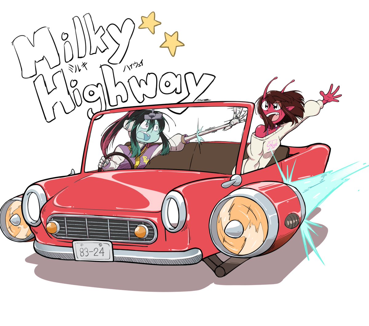 Absolutely loved the Milky Highway short so I had to do something