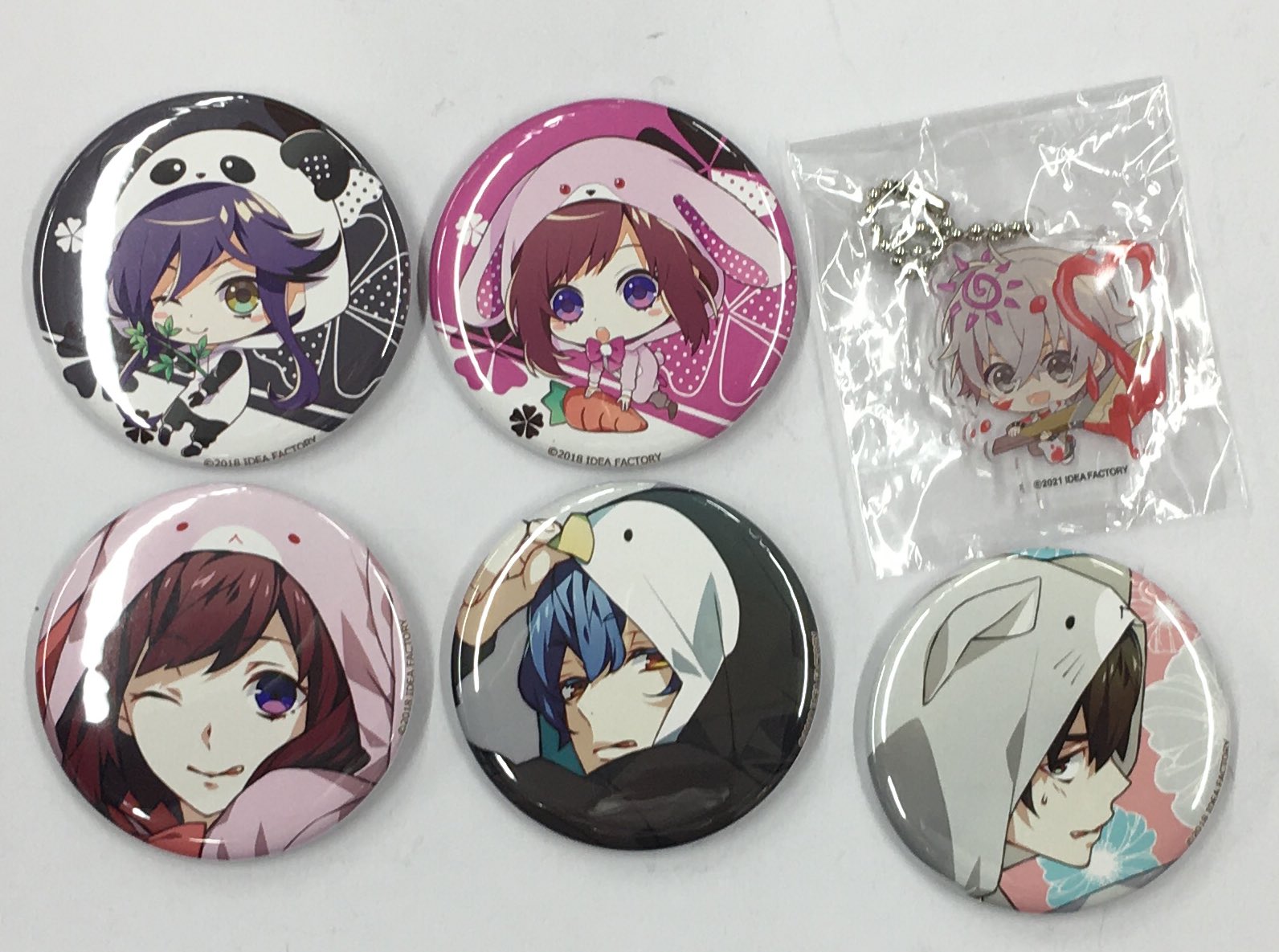 シャレマニ ミズキ 電撃屋 スクエア 缶バッジ