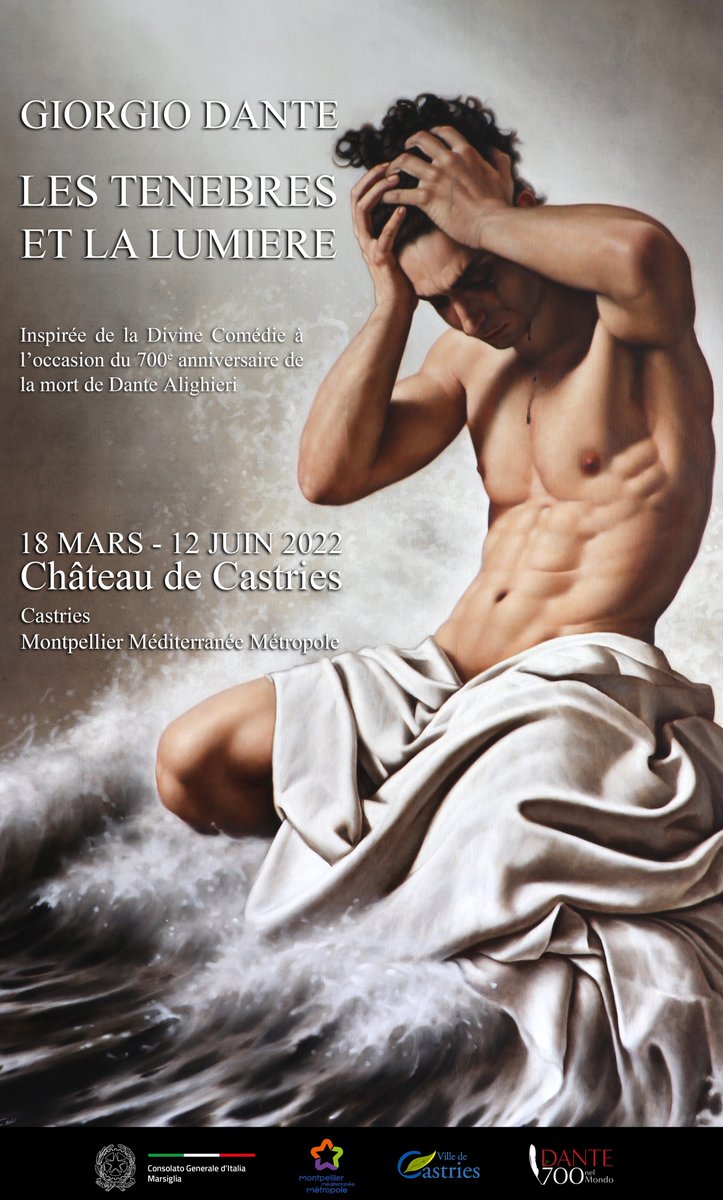 18 marzo 2022, Chateau de Castries: inaugurazione della grande mostra del Maestro 
<a href="/GiorgioDante/">Giorgio Dante</a>
 "Les ténèbres et la lumière". Dopo il grande successo al Palazzo dei Papi di Avignone, pura arte, pura pittura, puro #DanteAlighieri nel 700esimo anniversario della morte.
#dante700