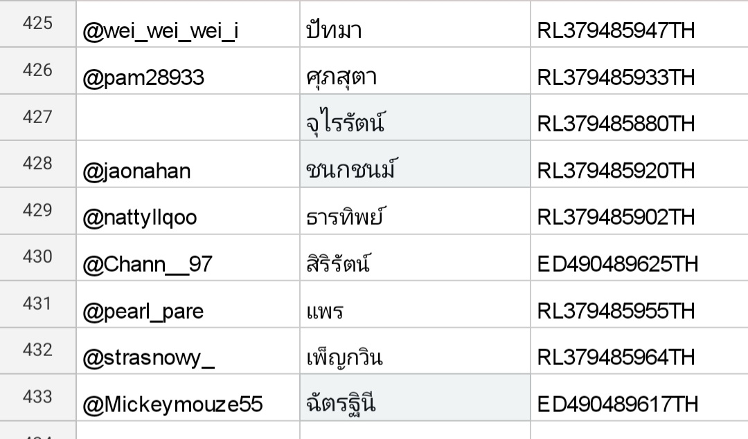 skzbeer's tweet photo. แจ้งเลขพัสดุ ที่ส่งวันนี้นะคะ 
หากได้รับแล้วฝาก ถ่ายรูป แท็ก เรา ด้วยนะคะ ขอบคุณค่ะ 🙇‍♀️🙇‍♀️🙇‍♀️
@wei_wei_wei_i
@pam28933
@jaonahan
@nattyllqoo
@Chann__97
@pearl_pare
@strasnowy_
@Mickeymouze55 https://t.co/2hwICFWgpP