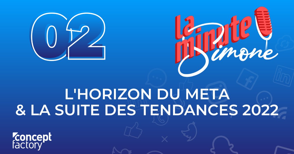 [PODCAST] 🎙️Prenez 10 minutes pour écouter le deuxième épisode de #LaMinuteSimone, votre podcast dédié à l'actu Social Media! adada.lu/2022/03/la-min… #Luxembourg #podcast #socialmedia <a href="/thefactorygroup/">Concept Factory</a>