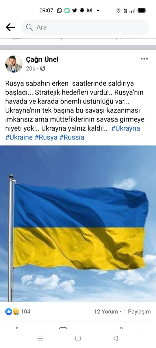 CagriUnel's tweet photo. Dün yazdığımı bugün Devlet Başkanı söyledi... Yazık oldu Ukrayna'ya... #Ukrayna #Ukraine #UkraineWar https://t.co/VHQoKm7sEu