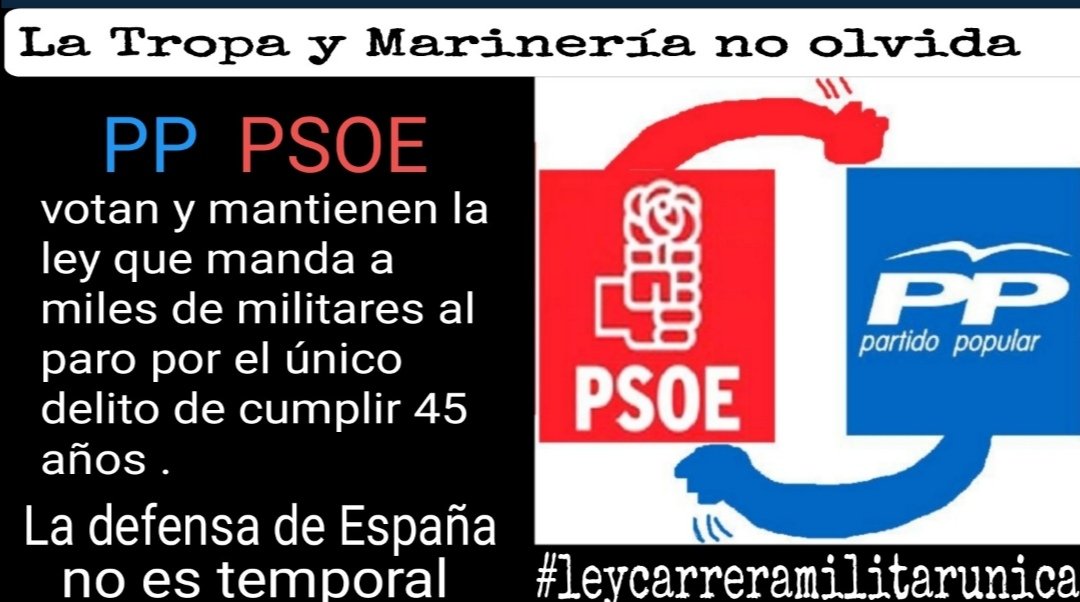 Victorazulon's tweet photo. @LRsecreta #LeDefensaDeEspañaNoEsTemporal #LEYDECARRERAMILITARUNICA #45CONFUTURO #NosotrosLoSoldados #LeDefensaDeEspañaNoEsTemporal #PPSOE #CasadoTraidor https://t.co/QzWTaWtiMb