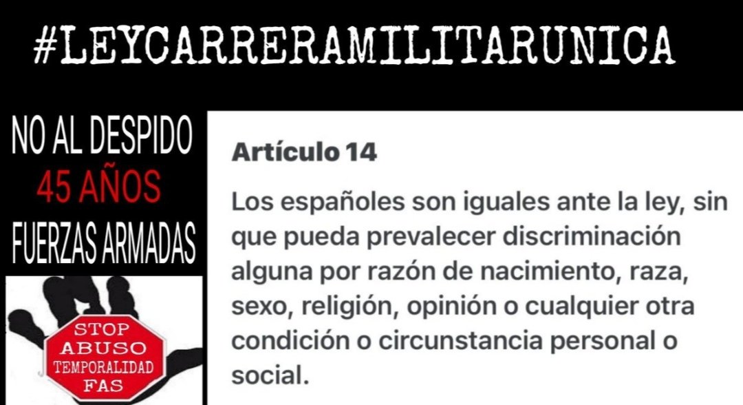 Victorazulon's tweet photo. @LRsecreta #LeDefensaDeEspañaNoEsTemporal #LEYDECARRERAMILITARUNICA #45CONFUTURO #NosotrosLoSoldados #LeDefensaDeEspañaNoEsTemporal #PPSOE #CasadoTraidor https://t.co/QzWTaWtiMb