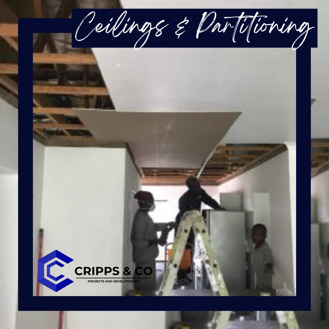 AlpineConstruc4's tweet image. Ceiling and Partitioning, Cripps&amp;amp;Co does it all. 

Contact us 0840489668 
 
#brickwork #plasterwork  #construction #teamwork #crippsandcoprojects ##newhome  #buildingyourvisions #ceilings #partitioning #drywalling