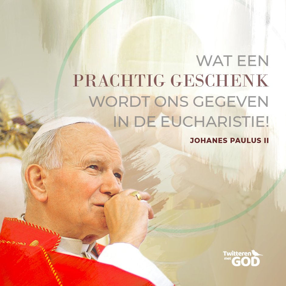 TwGOD_nl's tweet photo. "Geeft niet de beker der zegening die wij zegenen, gemeenschap met het bloed van Christus? Geeft niet het brood dat wij breken, gemeenschap met het lichaam van Christus?" (1 Kor. 10:16) #JP2 #TmGOD https://t.co/0dcCfuHQYp