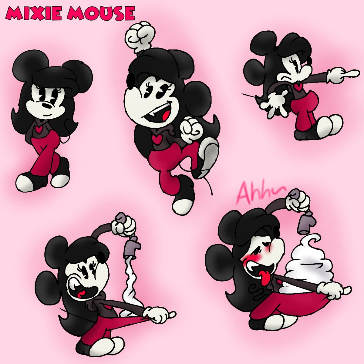 Toons366's tweet photo. Dibujo de mi Personaje, Mixie Mouse! https://t.co/GOs76bWDGE