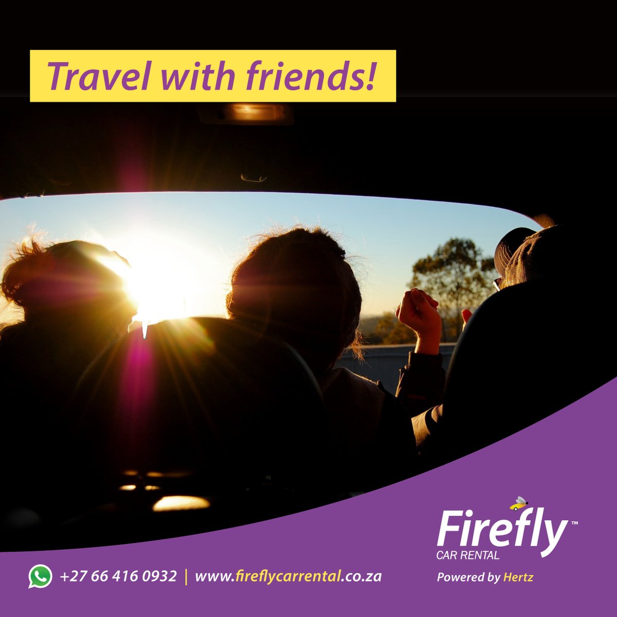 Road trips are more fun with friends! 

That’s why we offer several larger vehicles that are ideal for transporting groups of people to your destination.

Learn more by clicking here: fireflycarrental.co.za.

#Travel #Groups #Firefly #Bus #Van