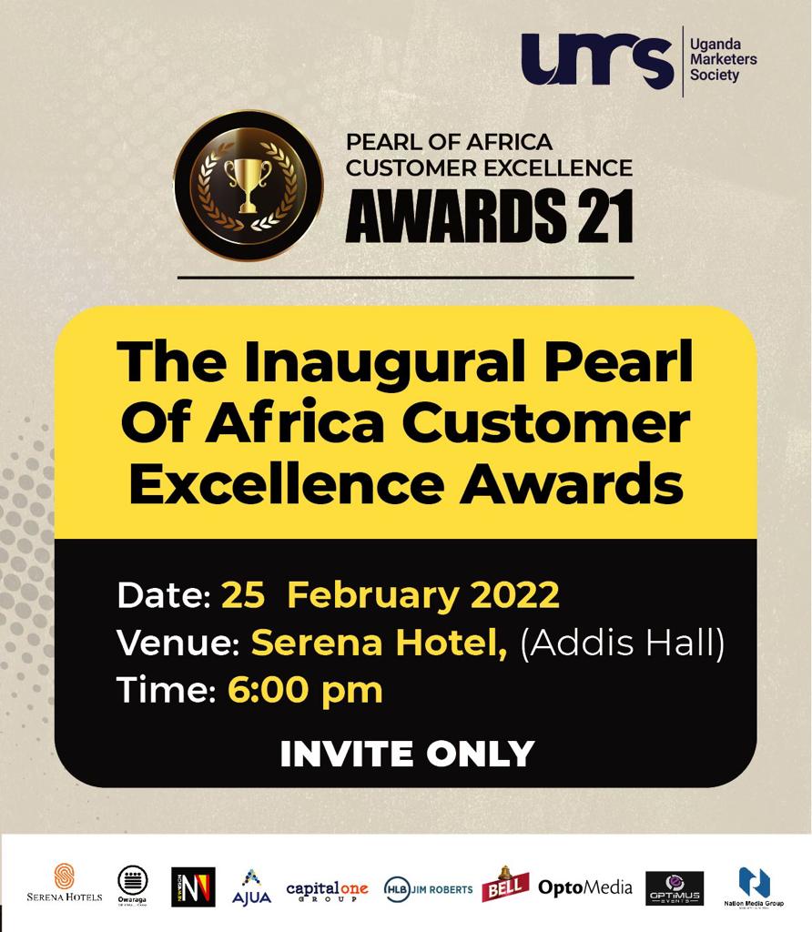 Finally the wait is over!! The Inaugural Pearl Of Africa Customer Excellence Awards are happening today. the best Customer support are yet to be recognised.

Venue:Addis Hall

Time:6:00pm

#POACEX 
#CustomerExcellence