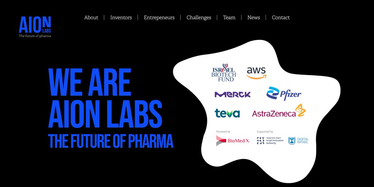 israelmedtech's tweet photo. 【AION Labsが『標的治療抗体の最適化』インキュベーションプログラム公募を開始】

イスラエルが本拠地のAION Labsは、生物医学者と投資家向けに『分子標的薬のAIによる設計と最適化』に焦点を当てたスタートアッププログラムのグローバル公募を開始した。

＃イスラエル

https://t.co/P8C4yc4jTs https://t.co/rylG9bZFNt