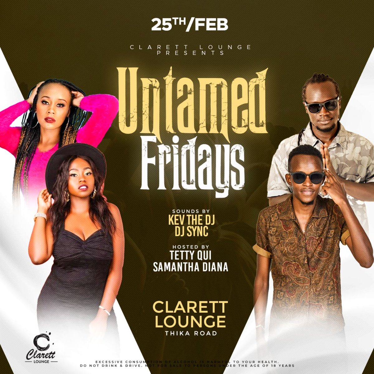 Its game-day fam🥳🥳🥳
Presenting a friday vibe set to the folks @official_clarett_lounge with 🔥🥳<a href="/kevthedj/">djkevalbu</a> 
Dope vibes and great ambience for/sho 
#gainparty 
#gainwithmtaaraw 
#gainwiththeepluto 
#gainwithbundi 
#gains 
#gainwithmugweru 
#gainwithcarlz 
#Entertainment