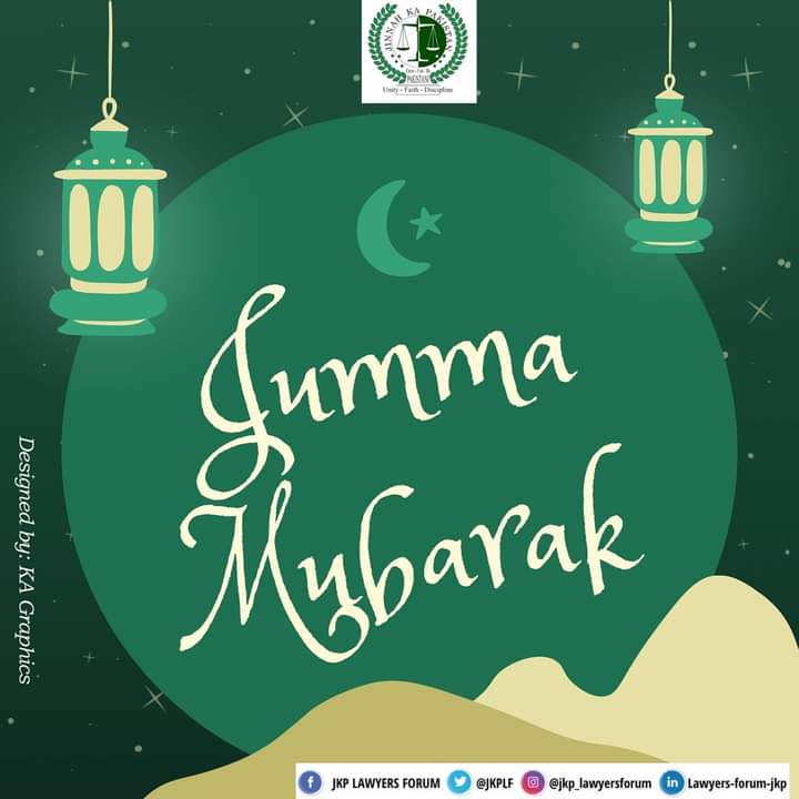 JKPLF's tweet photo. Jumma Mubarak everyone 💫 https://t.co/ZLKuAZBZza