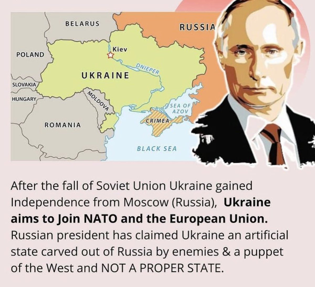 darkweb69_'s tweet image. Why RUSSIA INVADED UKRAINE !! 

#Now Russia 
#NATO 
#Putin and Russia 

FOLLOW FOR MORE UPDATES 🤍🌻🤍