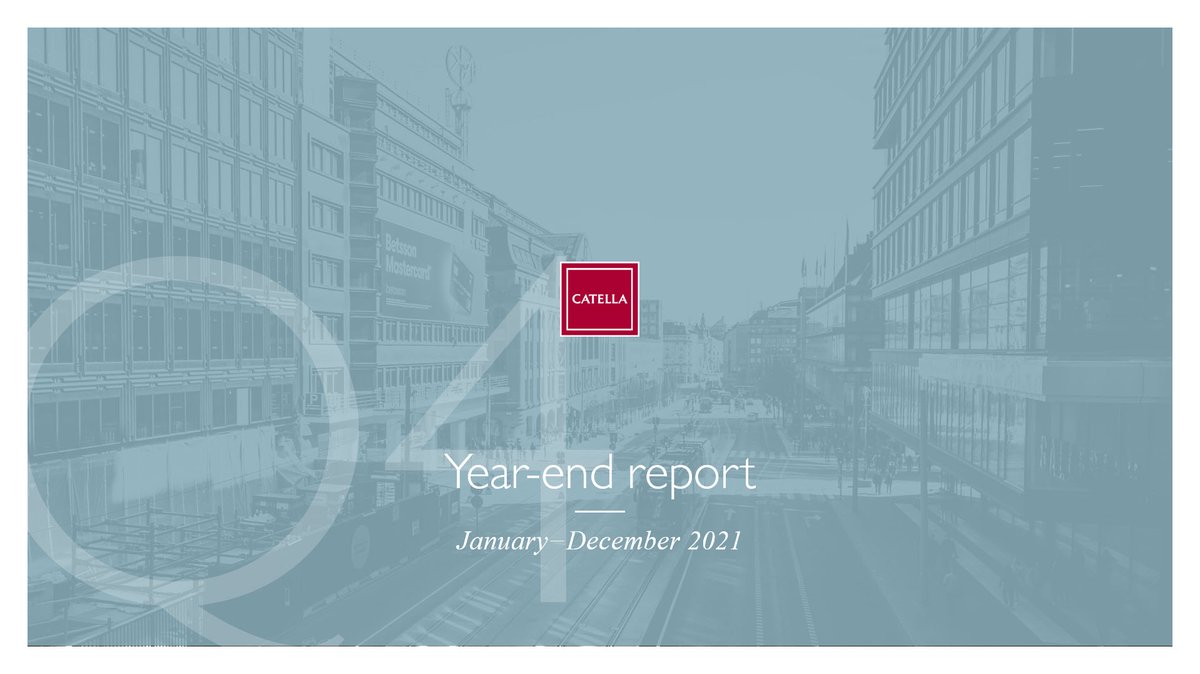 Today the Catella Year-end Report was released. catella.com/en/newsroom/ne…
#catella #yearendreport #property #realestate #finance #investment