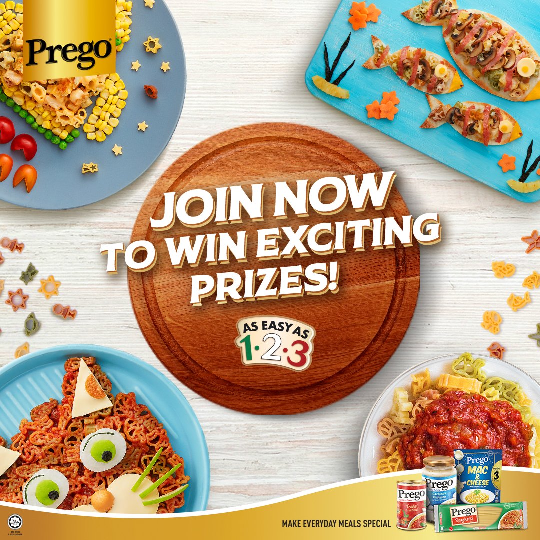my_prego's tweet photo. It’s contest time, Prego fans! Stand a chance to win exclusive prizes with our “Moments with Prego Buddies” Contest. All you have to do is share your fave family moments enjoying the tasty pastabilities of Prego Buddies in your meals. 
 #PregoBuddiesMoments

*T&amp;C apply. https://t.co/CeiCXOdGzC