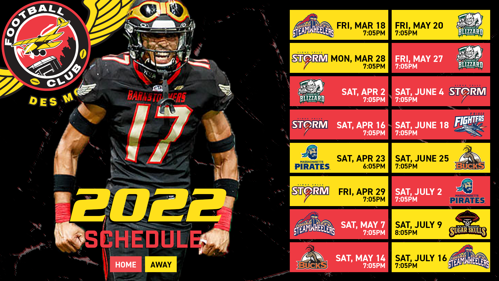 Iowa Barnstormers Schedule 2022 Iowa Barnstormers (@Iabarnstormers) / Twitter