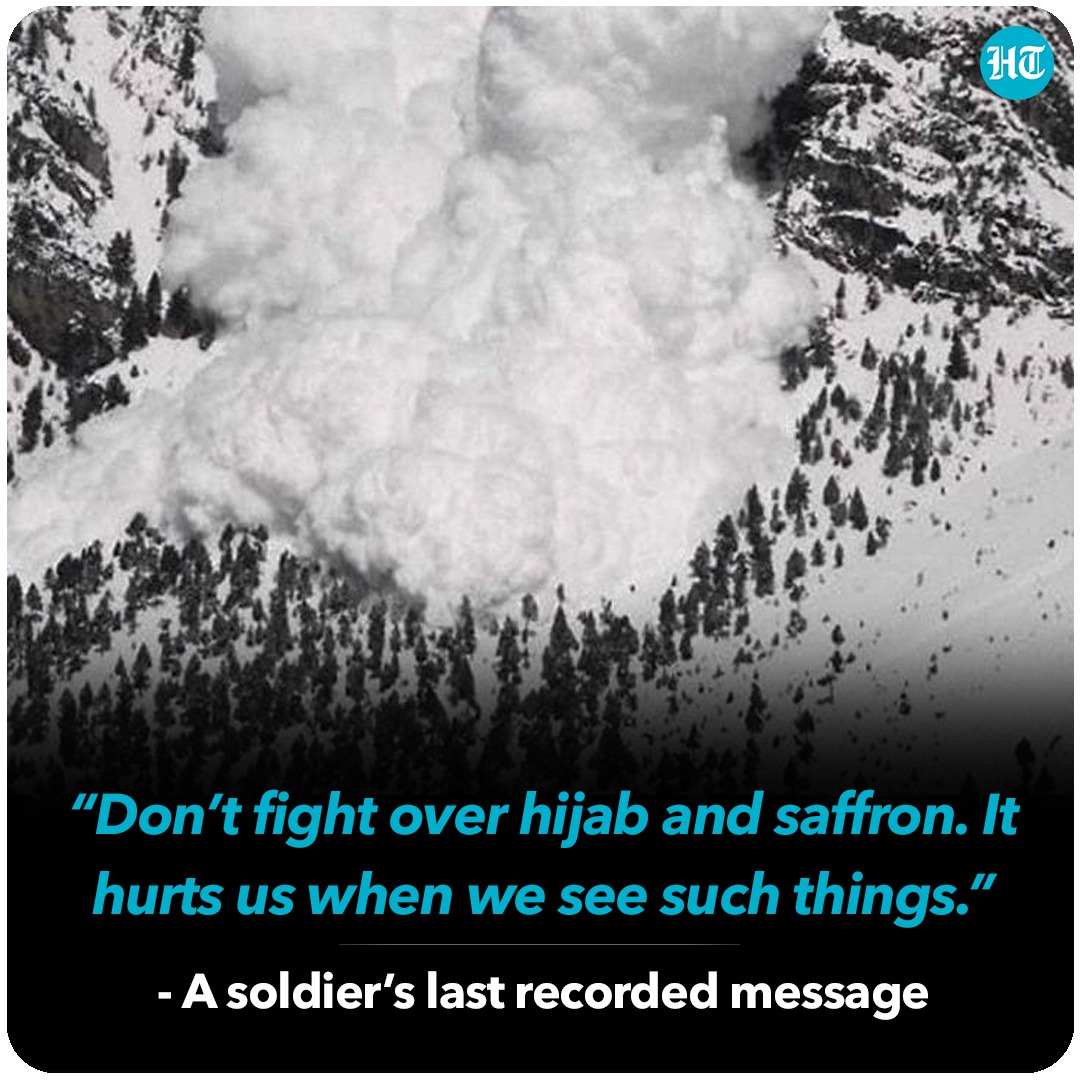 htTweets's tweet photo. A call to stop fighting over religion was recorded in one of the last voice messages sent by Havaldar Altaf Ahmed, 37, before he was killed in an avalanche in #Kashmir 

Read - https://t.co/TC0uJ8nitg https://t.co/qAegNK5J2M