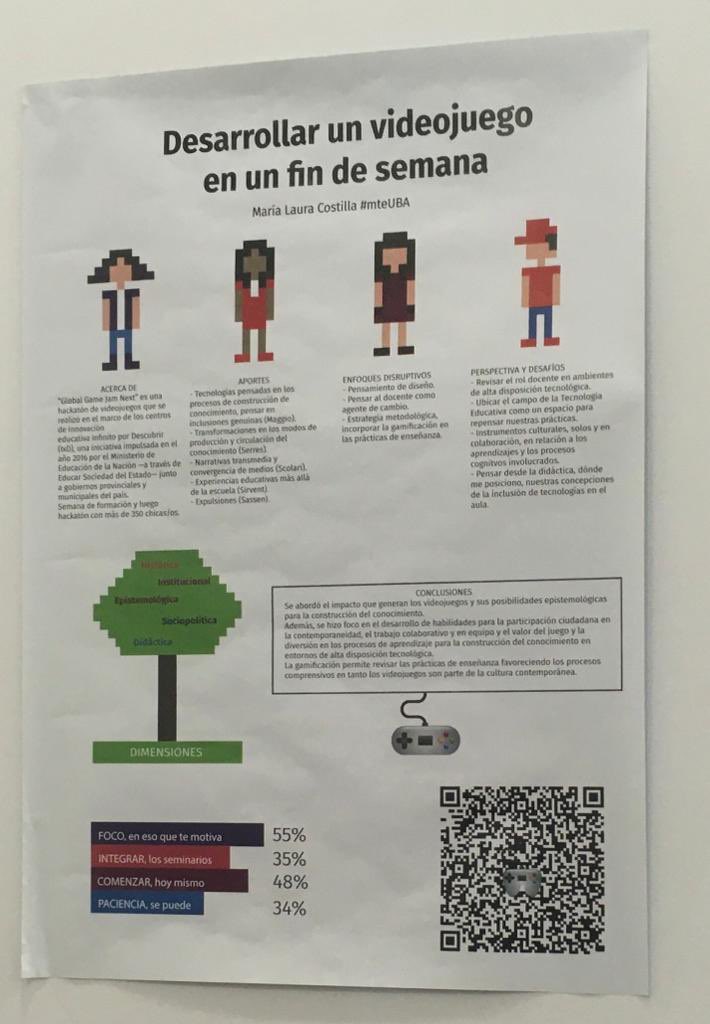 laucosti's tweet photo. De este lado del mundo, mientras presentaba a estudiantes de #mteuba mi trabajo de especialización, allá afuera, lejos de un juego, otros temían por sus vidas. @mteUBA @marianamaggio https://t.co/A9NjARTPSA