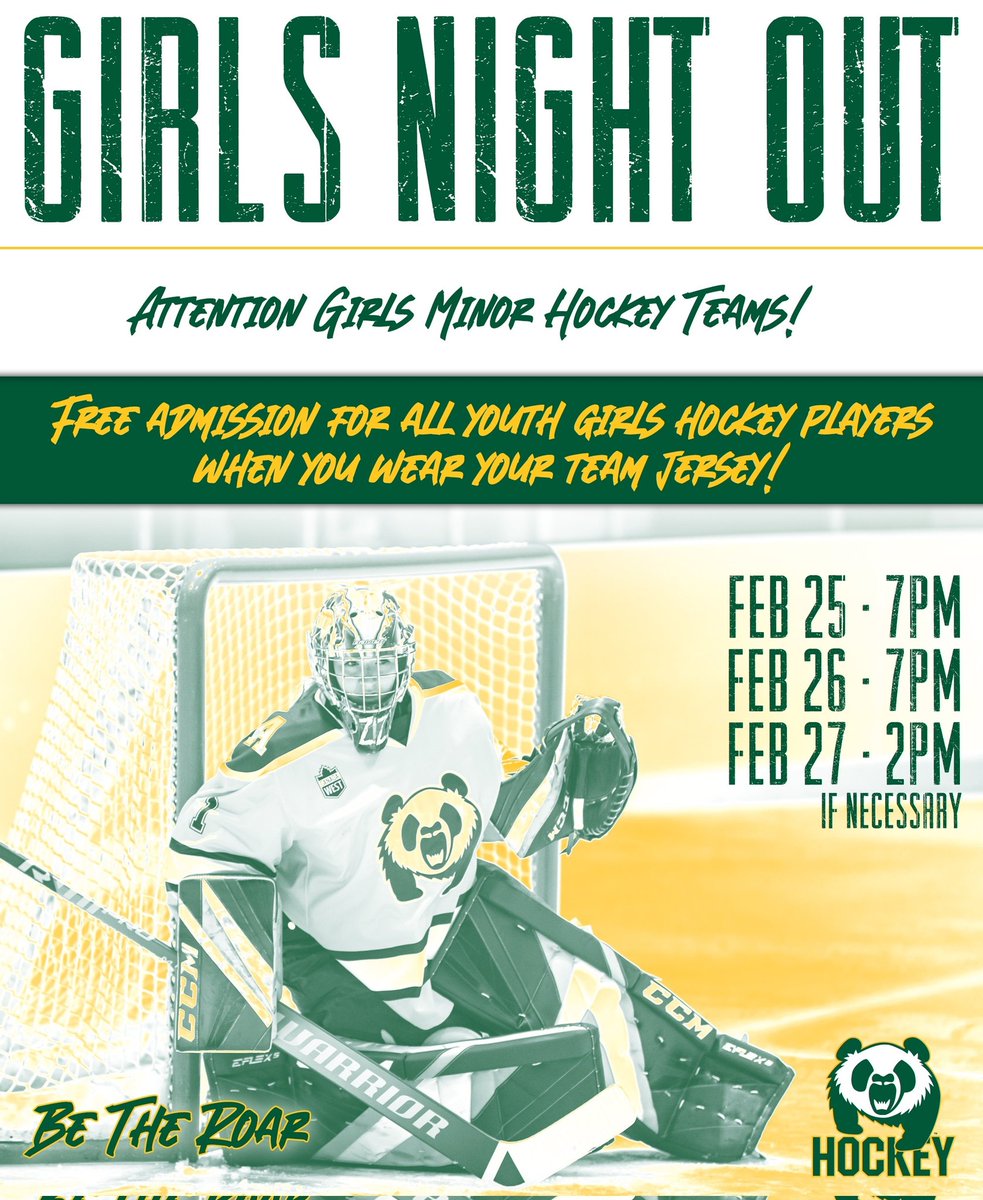 UofA Pandas Hockey (@pandashockey) on Twitter photo Join us for some playoff action this weekend as we take on <a href="/URWomensHockey/">U of R Women's Hockey</a>
#packthedrake Join us for some playoff action this weekend as we take on <a href="/URWomensHockey/">U of R Women's Hockey</a>
#packthedrake