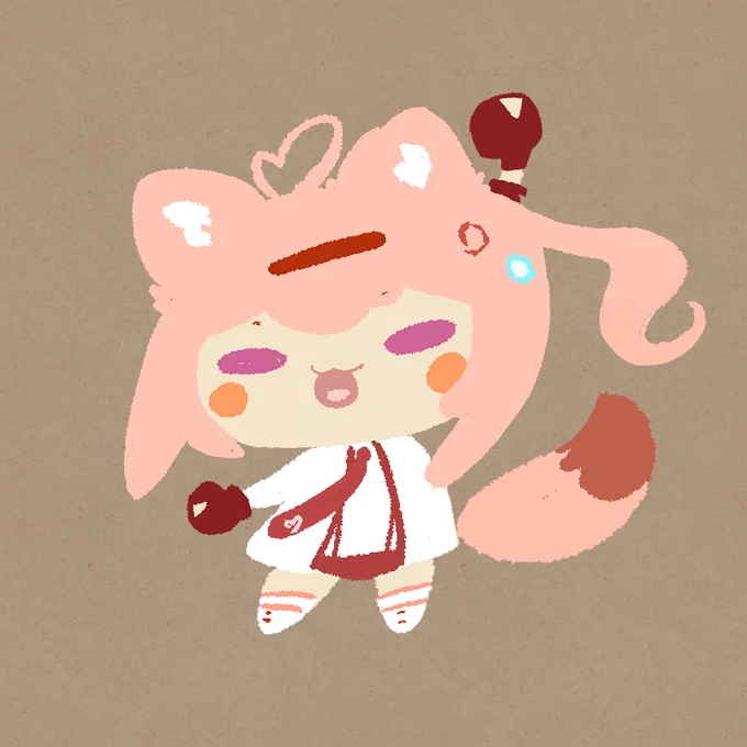 コヨウララ
#こよりすけっち 