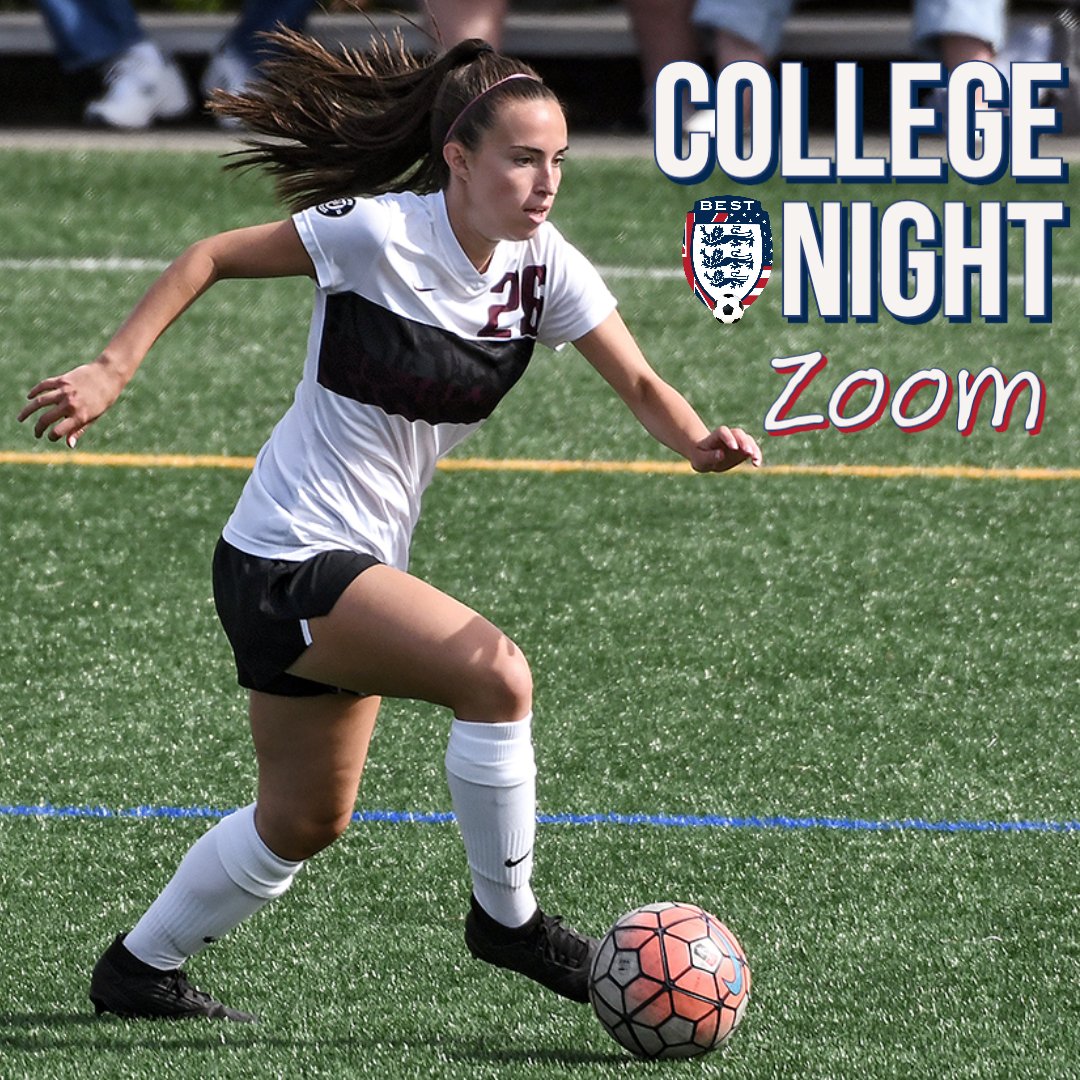 BESTFCSoccer's tweet photo. On Monday, our BEST FC players will join Coach Caitlin for a special College Night Zoom at 4PM.
Your homework BEST FC players? Start thinking about your future and bring questions so that you can start to chart your path forward.
#BESTFC https://t.co/bbvwdoE5Y1