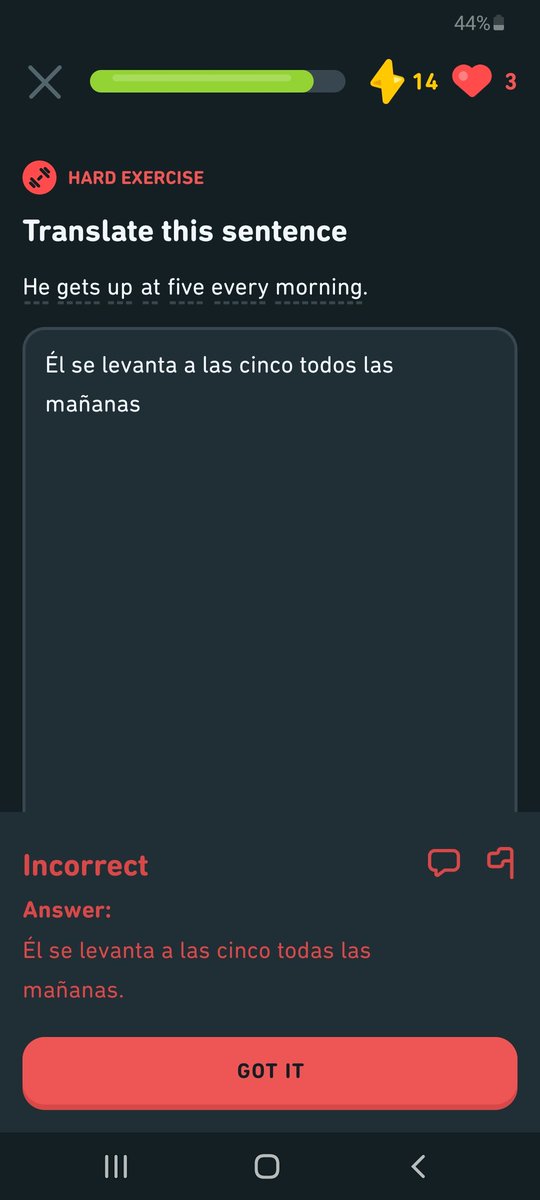 SLPBrittney's tweet photo. @duolingo I reported the sentence pictured, but I'm not alone! The discussion has several other people with the same issue. https://t.co/M16428ePVw