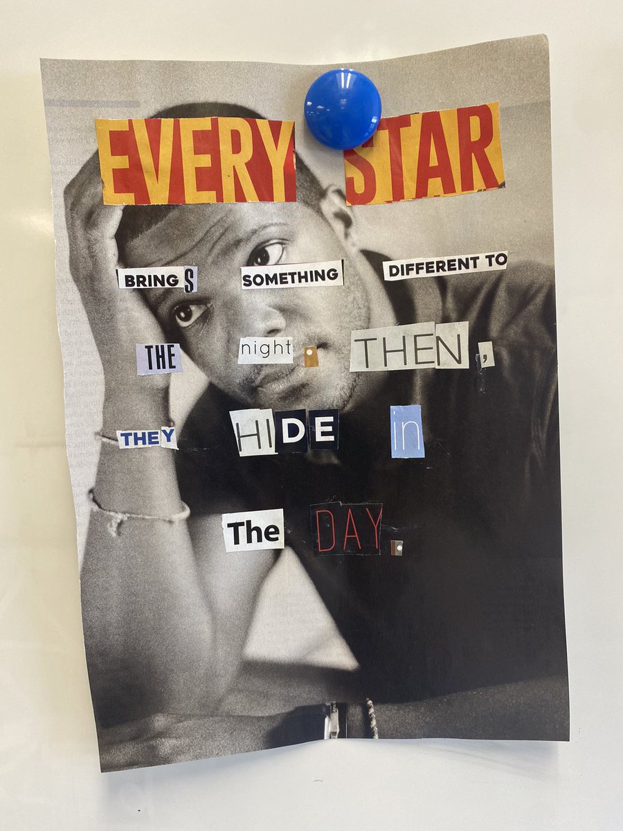 fosteramber's tweet photo. Busy day today in Destinations SMES!  Mastered the Hustle and created some  collaborative “Found Poetry”.  @SMESBelleville @HPEDSB @AHayes_class https://t.co/q6f9m6fYJx