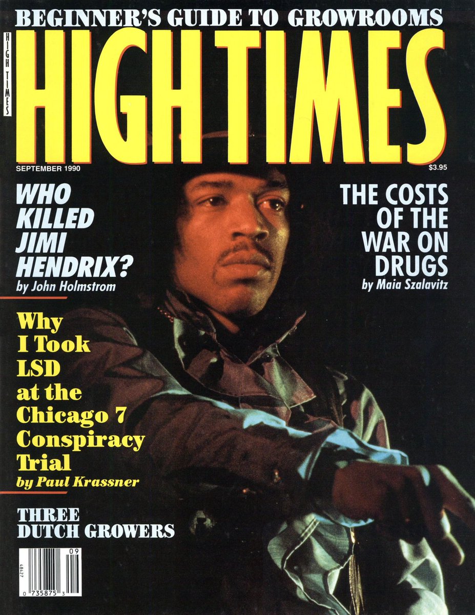 HIGH_TIMES_Mag's tweet photo. #TBT | "Who Killed Jimi Hendrix?" The legendary rock icon made his first appearance on the cover of the Sept, 1990 issue of High Times.

It's worth a read, especially in the context of #BHM 

We republished the original article https://t.co/xruZ9perrH https://t.co/s8Zq6SlzES