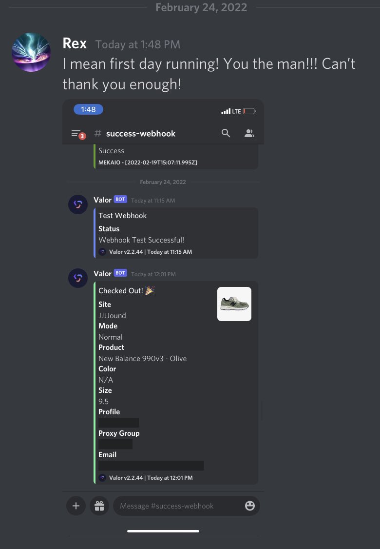 Iris Proxies (@irisproxies) on Twitter photo Huge thanks to the <a href="/ValorAIO/">Valor</a> team and especially <a href="/slightlyice/">ca$h money ju$tin vv$ 💎</a> for giving us a Weekly Key GB! Already Iris Users were able to checkout this morning with the Weekly Keys given, on the JJJJound NB drop. Yeezy’s this weekend, gonna be a movie 🎥 Huge thanks to the <a href="/ValorAIO/">Valor</a> team and especially <a href="/slightlyice/">ca$h money ju$tin vv$ 💎</a> for giving us a Weekly Key GB! Already Iris Users were able to checkout this morning with the Weekly Keys given, on the JJJJound NB drop. Yeezy’s this weekend, gonna be a movie 🎥
