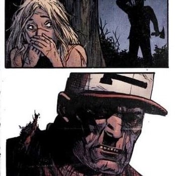 Some cropped panels from ' BackWoods' in Techni-Horror season 2 https://t.co/Jfo6EuS20k 